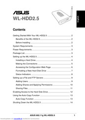 Asus WL-HDD2.5 Handbuch