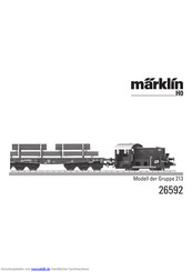marklin H0 213 Series Bedienungsanleitung