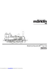 marklin H0 89.70 T3 Series Bedienungsanleitung