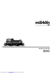 marklin H0 335 Series Bedienungsanleitung