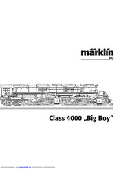 marklin H0 Class 4000 Big Boy Bedienungsanleitung
