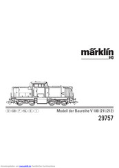 marklin H0 218 Series Gebrauchsanleitung