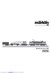 marklin H0 1600 Series Bedienungsanleitung