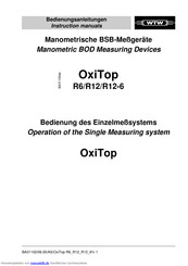 wtw OxiTop R12-6 Bedienungsanleitungen