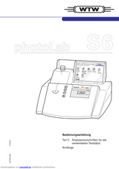 wtw photoLab S6 Bedienungsanleitung