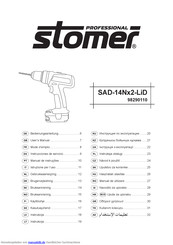 Stomer Professional SAD-14Nx2-LiD Bedienungsanleitung