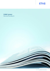 ETAS ES800 System Benutzerhandbuch