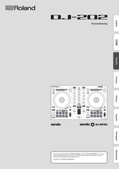 Roland DJ-202 Kurzanleitung