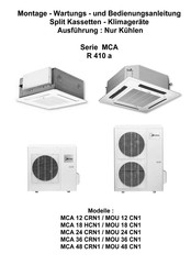 Medea MCA 48 CRN1 Montage- Und Bedienungsanleitung