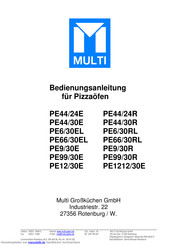 Multi PE66/30EL Bedienungsanleitung
