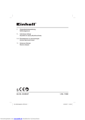 EINHELL 11022 Originalbetriebsanleitung