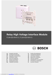 Bosch FLM-420-RHV-D Installationsanleitung