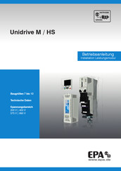 EPA Unidrive M Betriebsanleitung