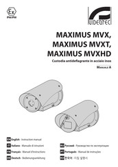 Videotec MAXIMUS MVXHD Bedienungsanleitung