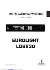 Behringer EUROLIGHT LD6230 Installationsanweisung