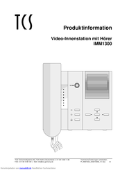 TCS IMM1300 Produktinformation Kurz