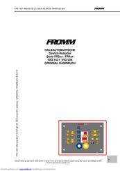 Fromm FR4-Serie Originalhandbuch