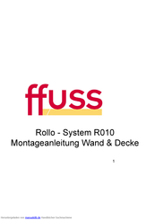 ffuss R010 Montageanleitung