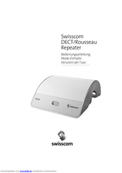Swisscom DECT/Rousseau Repeater Bedienungsanleitung