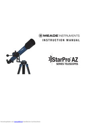 Meade Instruments StarPro AZ 90 Bedienungsanleitung