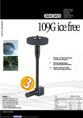 Eden 109G ice free Gebrauchsanweisung