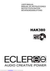 Ecler HAK380 Bedienungsanleitung