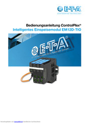 E-T-A ControlPlex EM12D-TIO Bedienungsanleitung