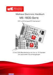 Meilhaus Electronic ME-1600/4U cPCI Handbuch