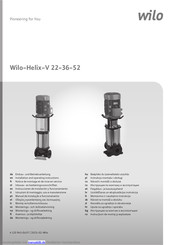 Wilo Helix-V 22 Einbau- Und Betriebsanleitung