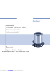 Burkert 8694 Schnellstart