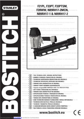 Bostitch N89RH17-2MCN Übersetzung Der Original-Anleitung