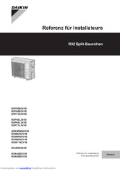 Daikin RXM42N2V1B Referenz Für Installateure