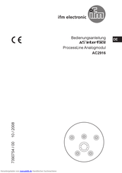 IFM Electronic AC2916 Bedienungsanleitung