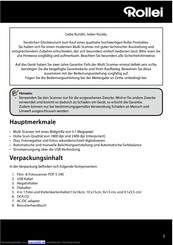 Rollei PDF-S 340 Benutzerhandbuch