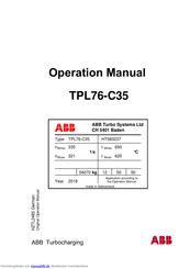 ABB TPL76-C35 Bedienungsanleitung