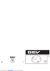 GEV FMR 4023 Bedienungsanleitung