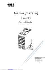Compur Monitors Statox 503 Control Modul Bedienungsanleitung
