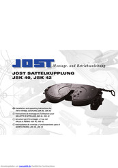 JOST JSK 42 Montage- Und Betriebsanleitung