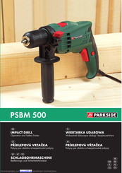 Parkside PSBM 500 Bedienungs- Und Sicherheitshinweise