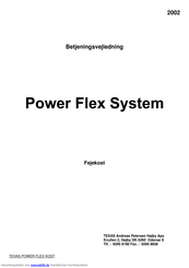 Texas Power Flex System Bedienungsanleitung