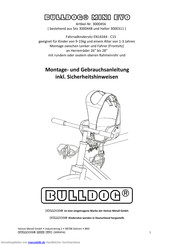 Bulldog MINI EVO Montage- Und Gebrauchsanleitung