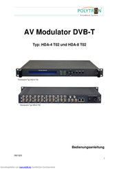 Polytron HDA-8 T02 Bedienungsanleitung