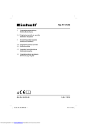 EINHELL GC-RT 7530 Originalbetriebsanleitung