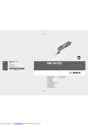 Bosch PMF 250 CES Originalbetriebsanleitung