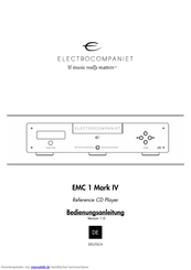 ELECTROCOMPANIET EMC 1 Mark IV Bedienungsanleitung