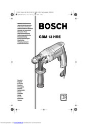 Bosch GBM 13 HRE Bedienungsanleitung