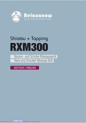 Relaxxnow RXM300 Bedienungsanleitung