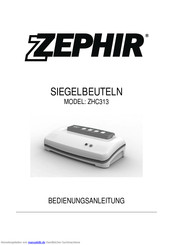 Zephir ZHC313 Bedienungsanleitung