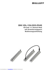 Balluff BNI IOL-104-002-Z046 Bedienungsanleitung