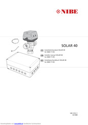 Nibe SOLAR 40 Installateurhandbuch